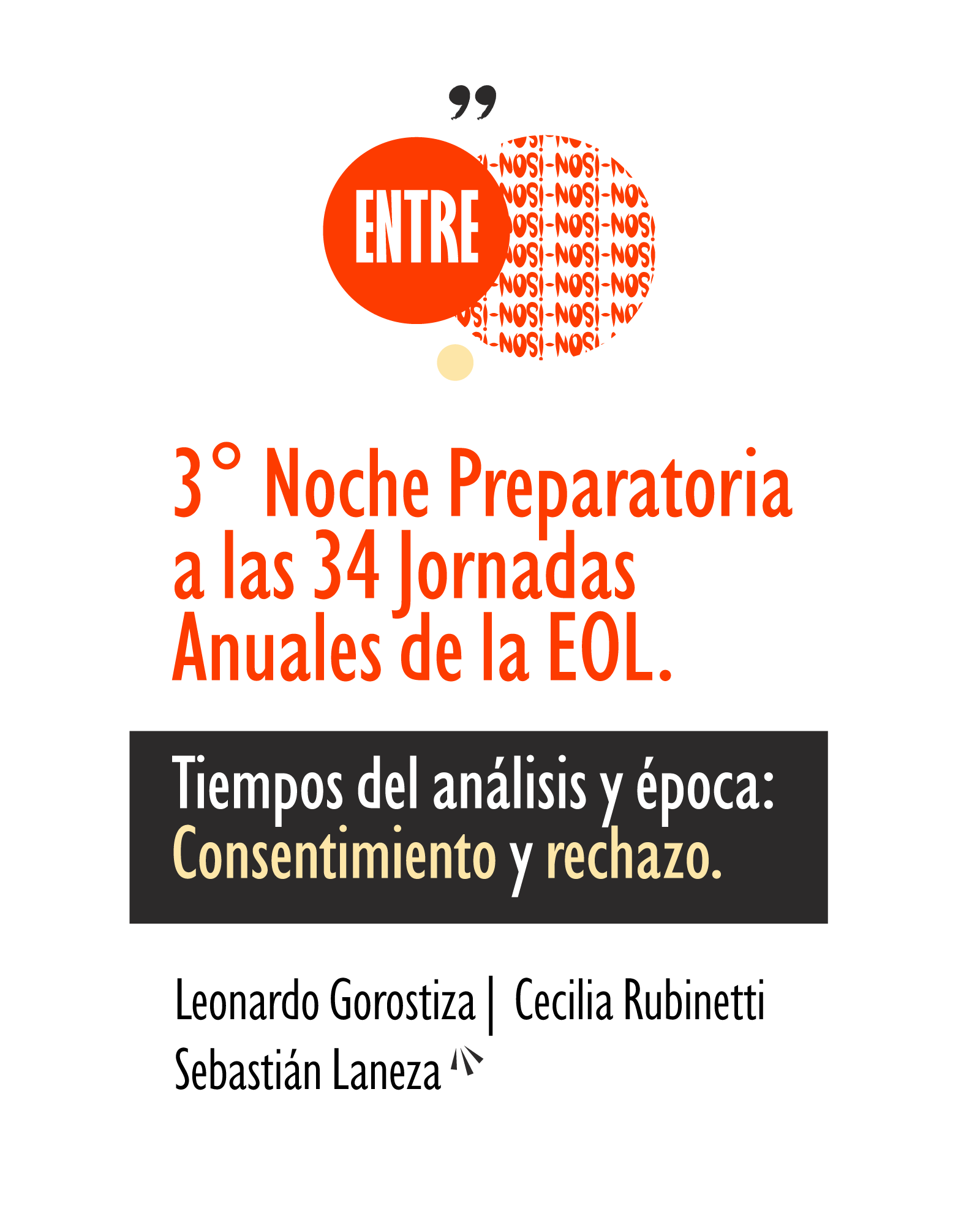 Epistémico - 3º noche preparatoria a las 34 jornadas anuales de la EOL
